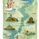The map of the Bosporus cruise